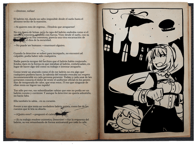 Muestra de nuestra novela ligera original &quot;Mustachartes&quot;